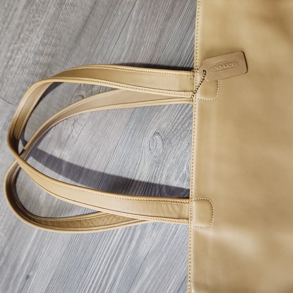 Y2K Coach Leathwr Tote Bag - Picture 2 of 7